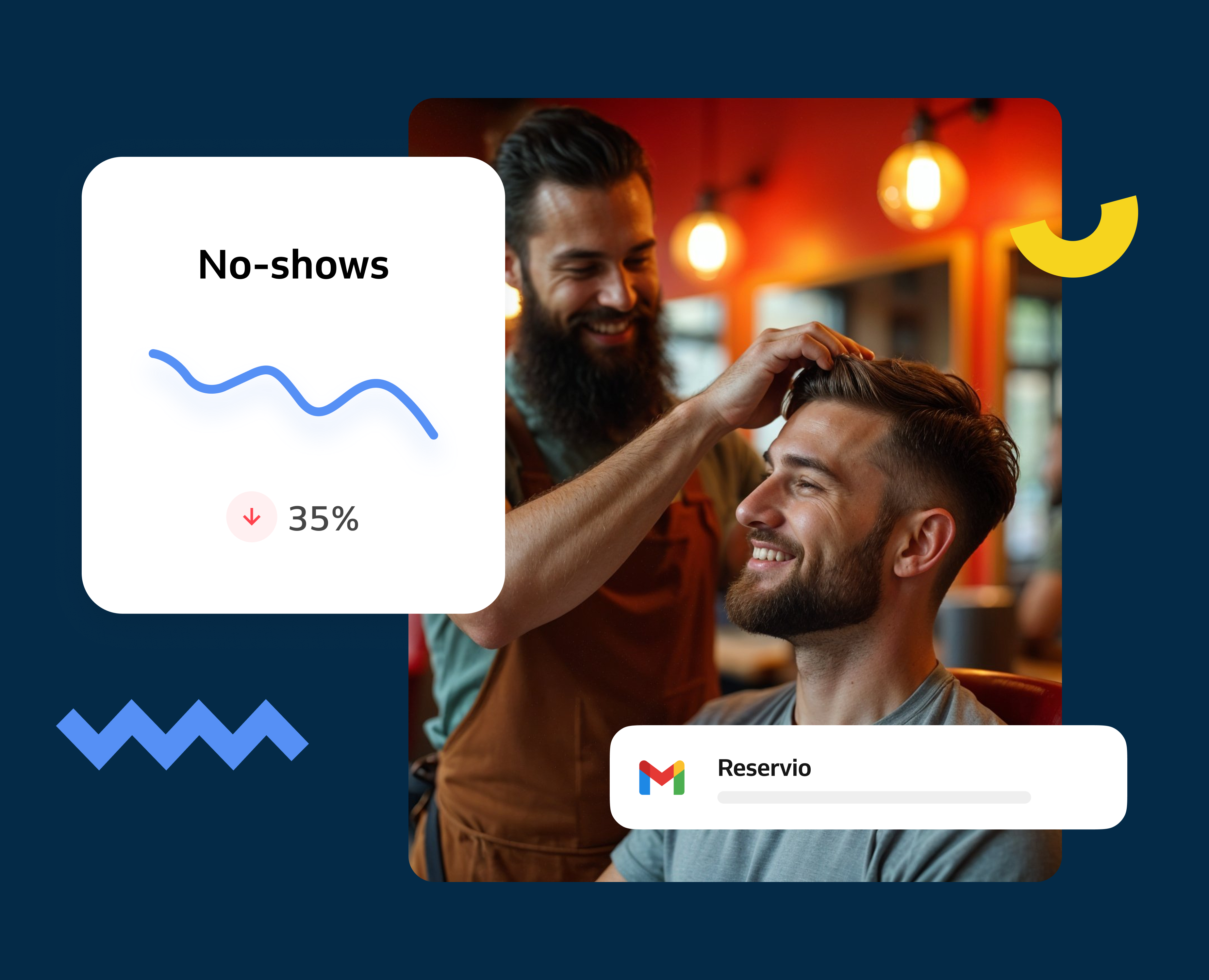Barbershop no-shows reduced with reminders