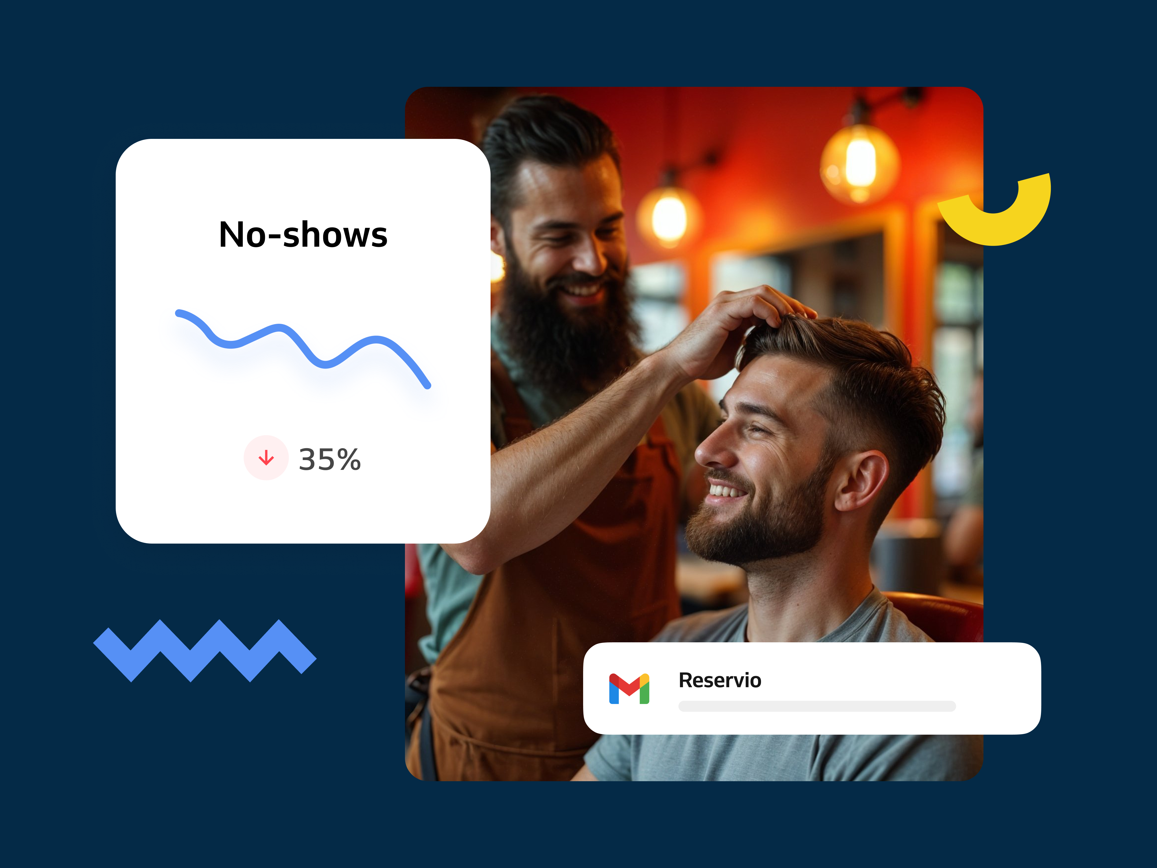Barbershop no-shows reduced with reminders