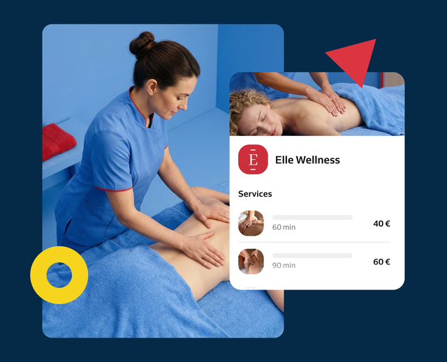 Massage service menu