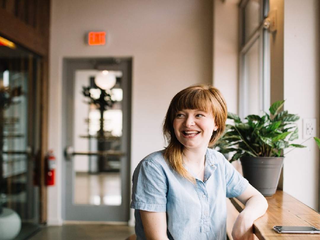 Woman with mobile phone