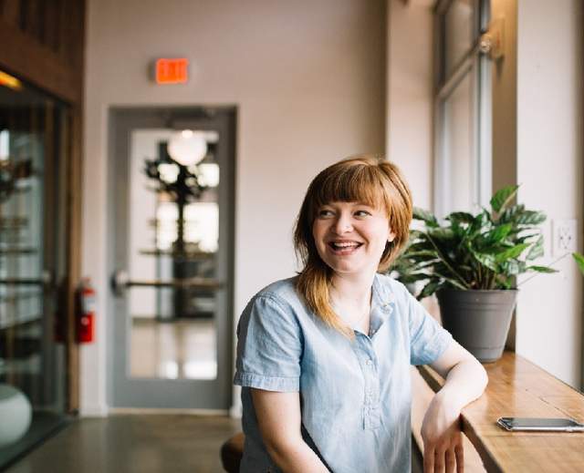 Woman with mobile phone