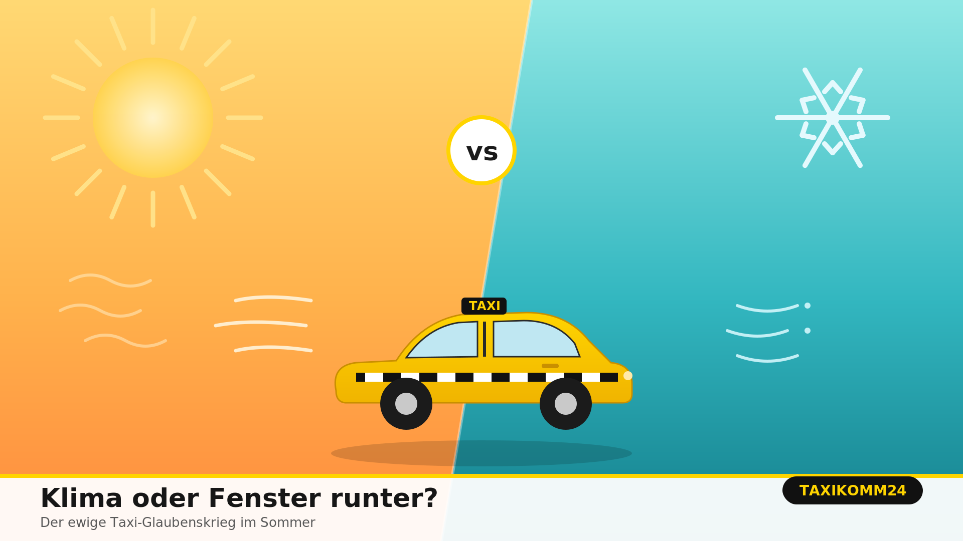 Klimaanlage oder Fenster runter? Der ewige Glaubenskrieg im Taxi