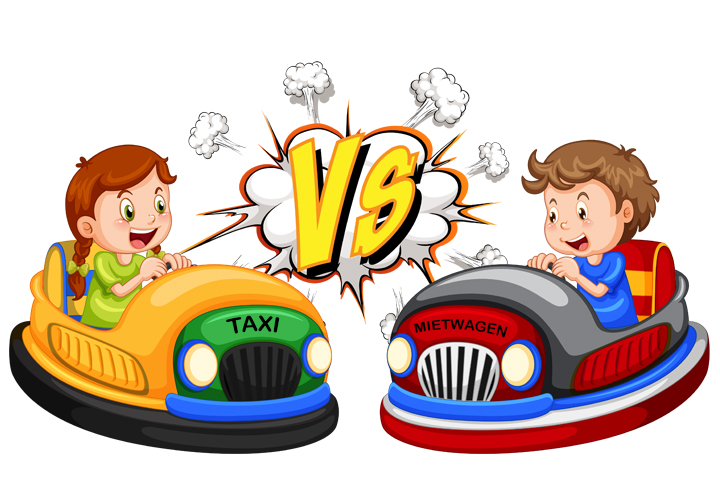 Was ist der Unterschied zwischen Taxi und Mietwagen und wie erkläre ich es einfach meinem Kunden?