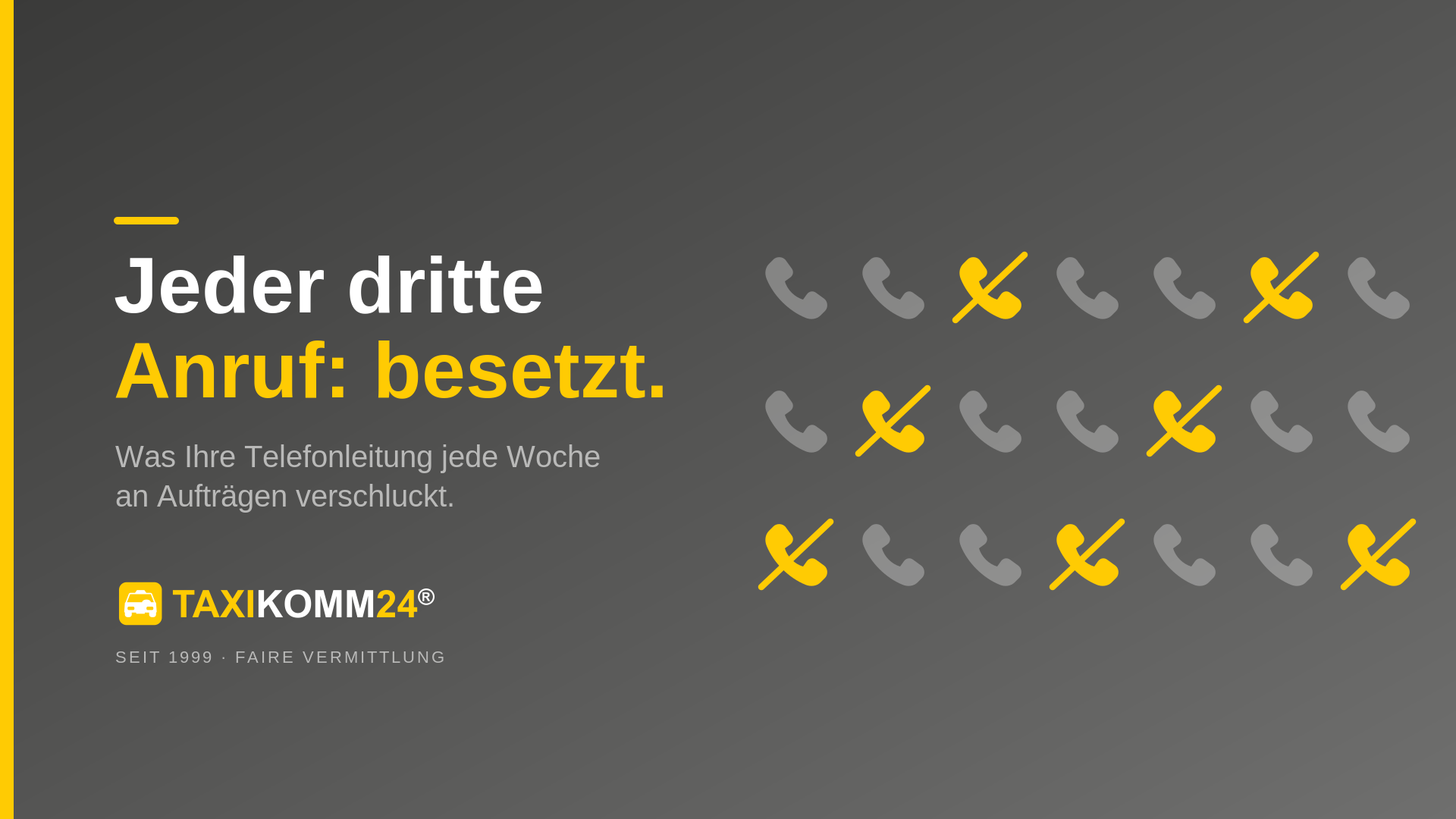 Besetzt: Wie viele Aufträge Ihre Telefonleitung jede Woche verschluckt