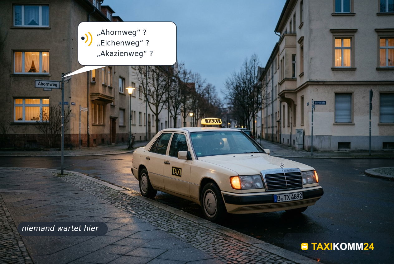KI am Taxitelefon: Wenn die Spracherkennung das falsche Auto zur falschen Adresse schickt