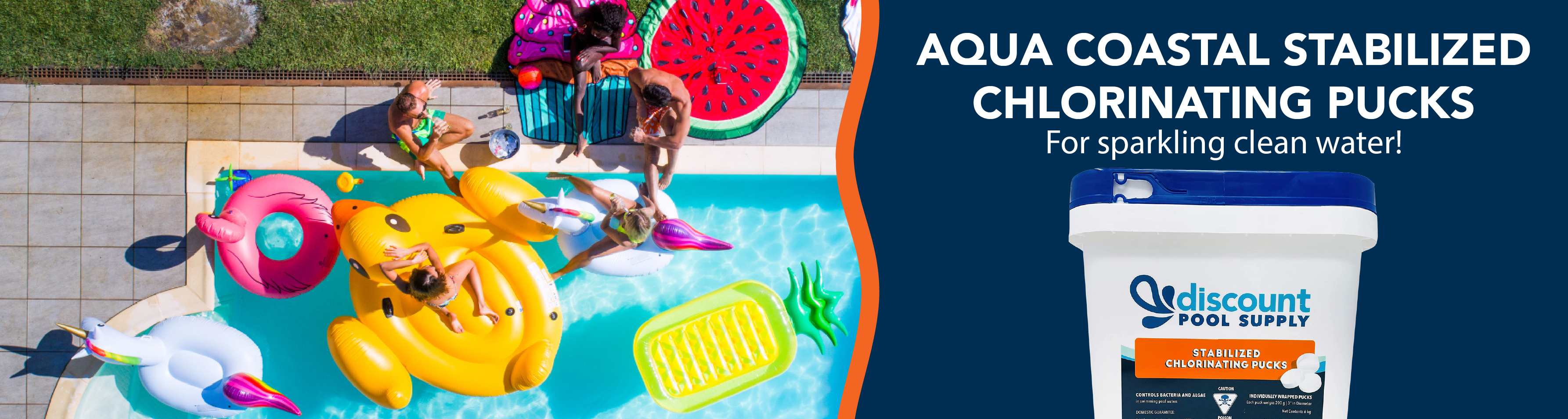 Stabilized Chlorine Pucks 6KGSanitizer and Oxidizer Pool Chemical