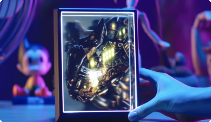 Ciber Wolf Hologram