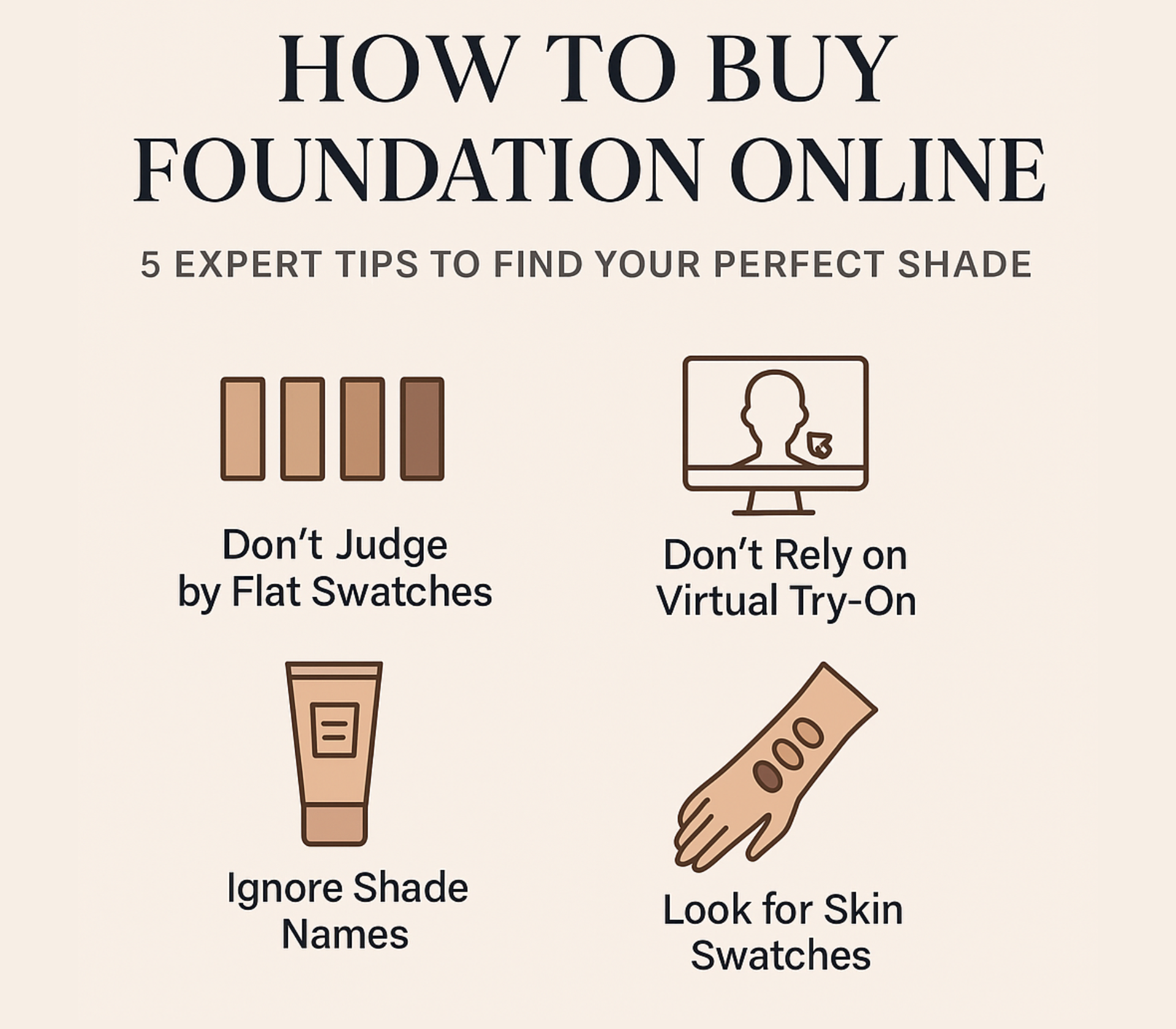How to Buy Foundation Online - 5 expert tips to find your perfect shade