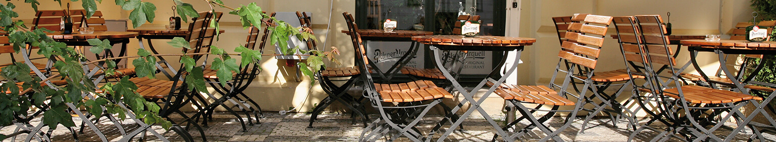 Outdoor Beer garden chairs for your restaurant or hotel