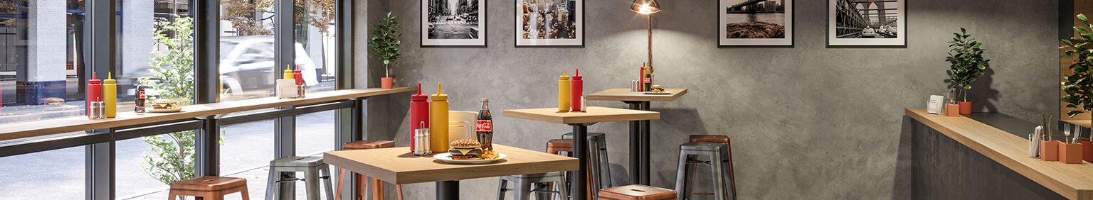 Tables bistro pour votre restaurant ou hôtel