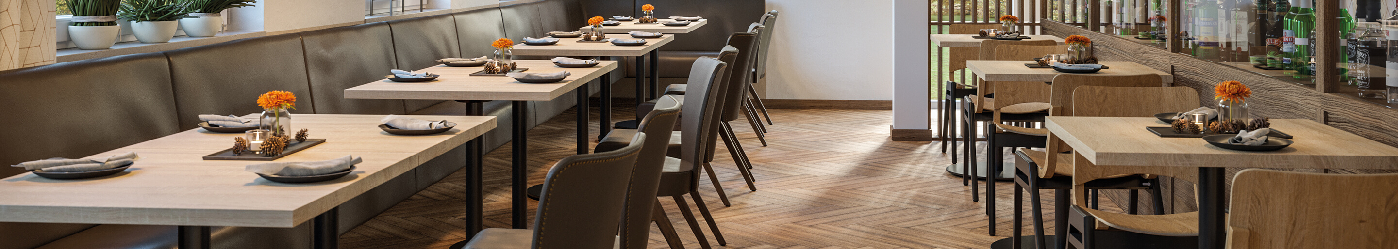 Indoor Dining tables for your restaurant or hotel