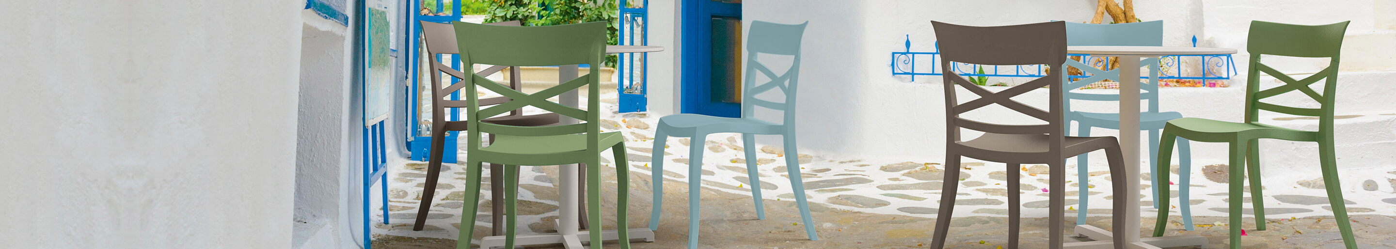 Outdoor Plastic chairs for your restaurant or hotel