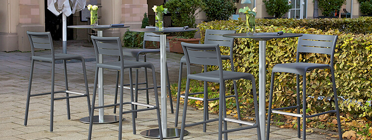 Outdoor Stehtische für Ihre Gastronomie, Hotellerie oder Biergarten