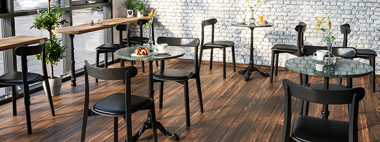 Indoor Café furniture for your hotel or restaurant