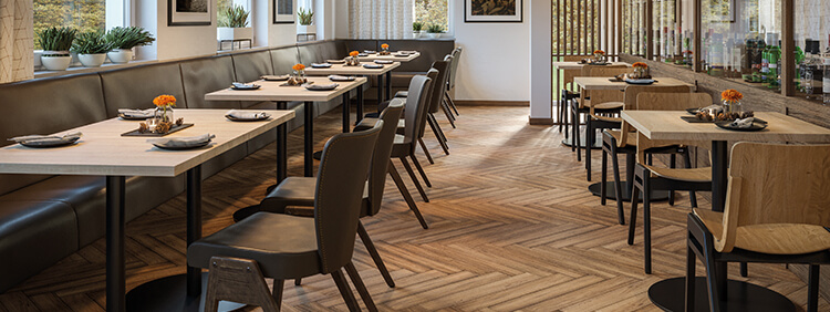 Indoor Dining tables for your restaurant or hotel