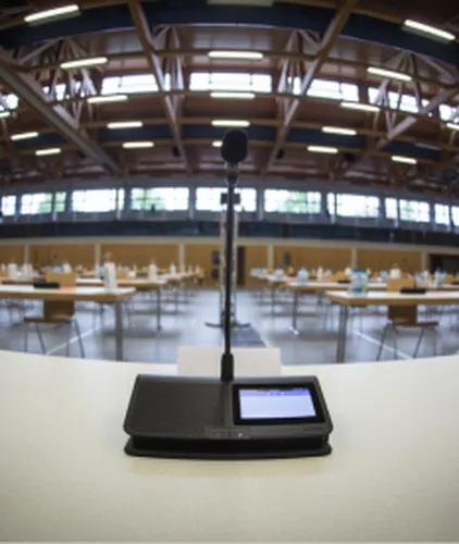Shure Wireless Conferencing Technology Enables In-Person Meetings With Social Distancing cover