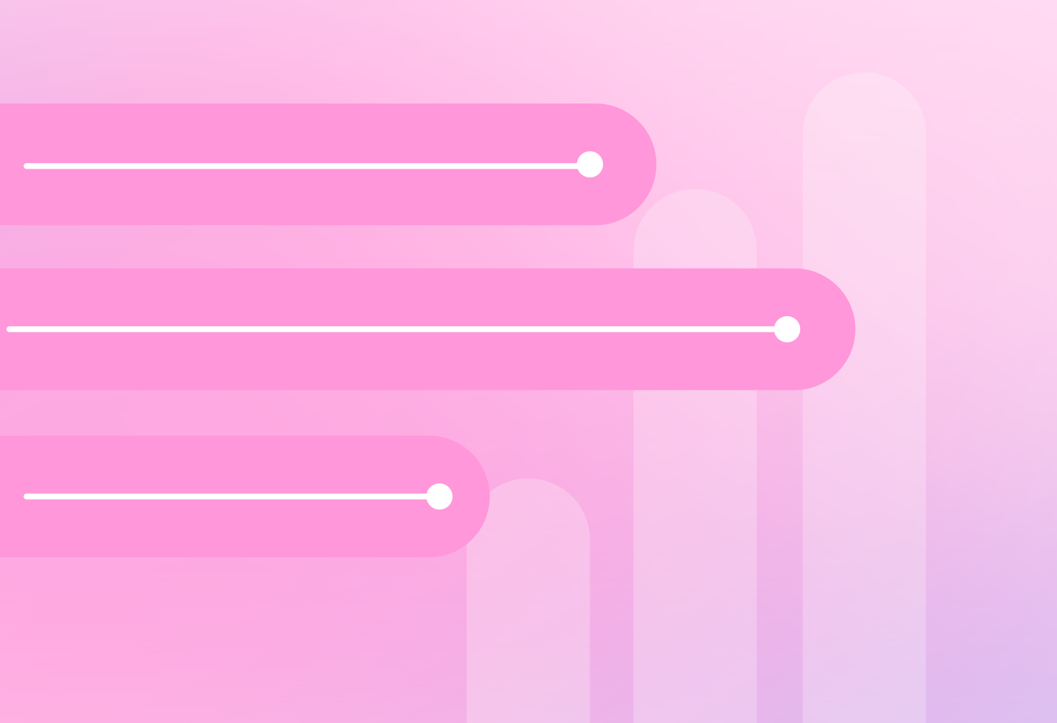 Abstract design with pink gradient.