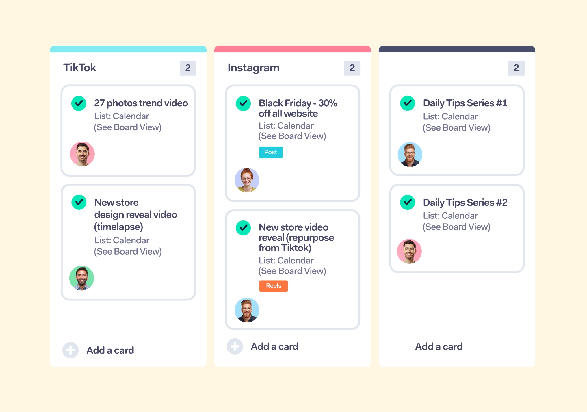 Free Social Media Content Calendar Template - Teamwork.com