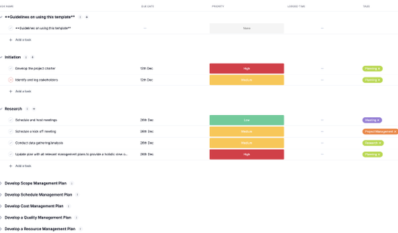 Project Management Plan thumbnail