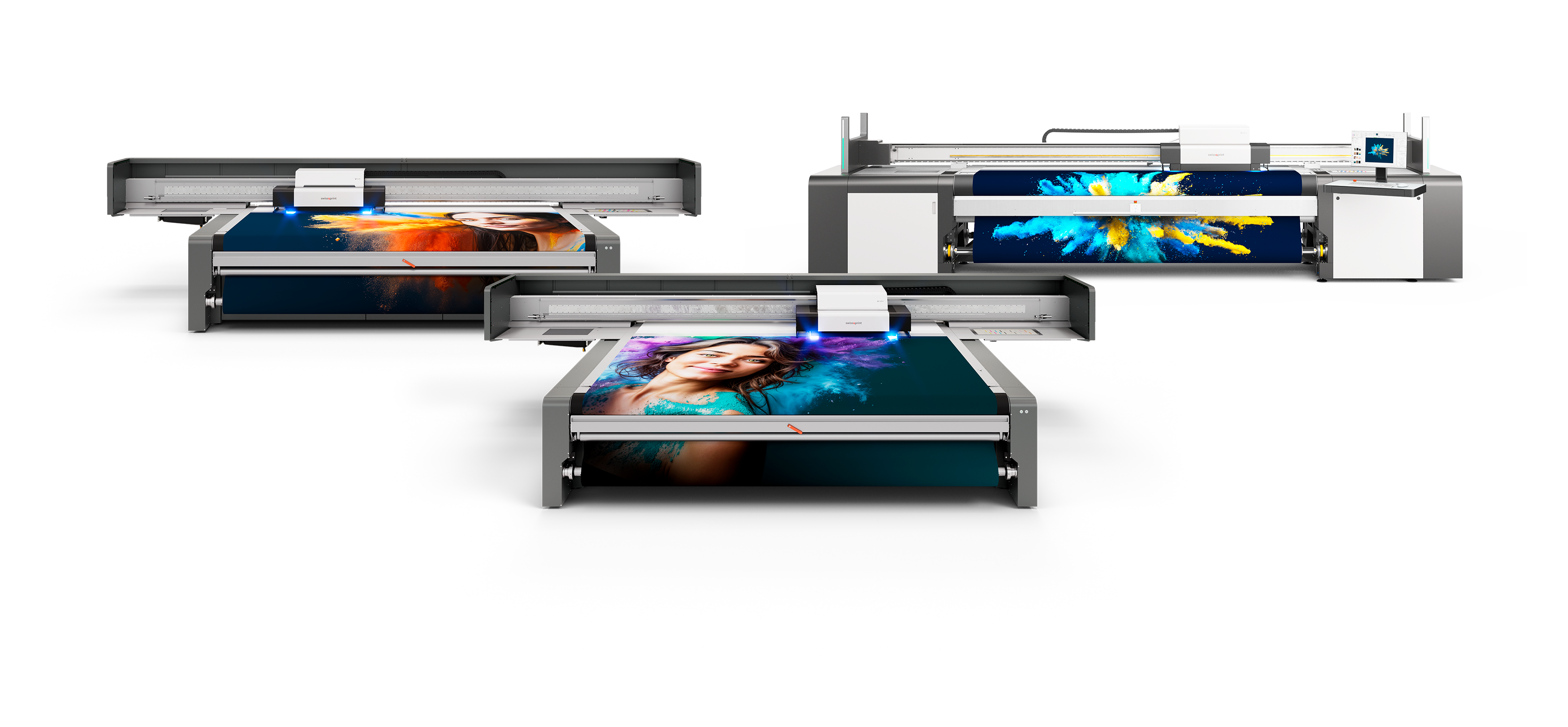 swissQprint UV LEDワイドフォーマットプリンタ