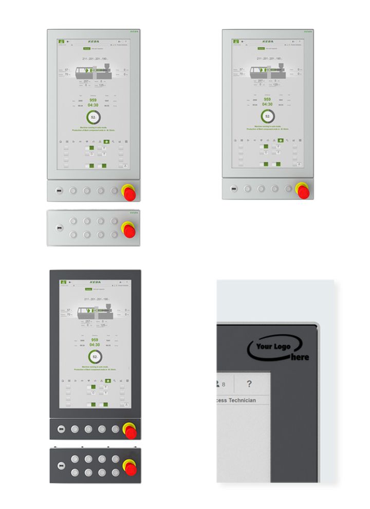 Beispiele individueller Designs des KeTops AP500
